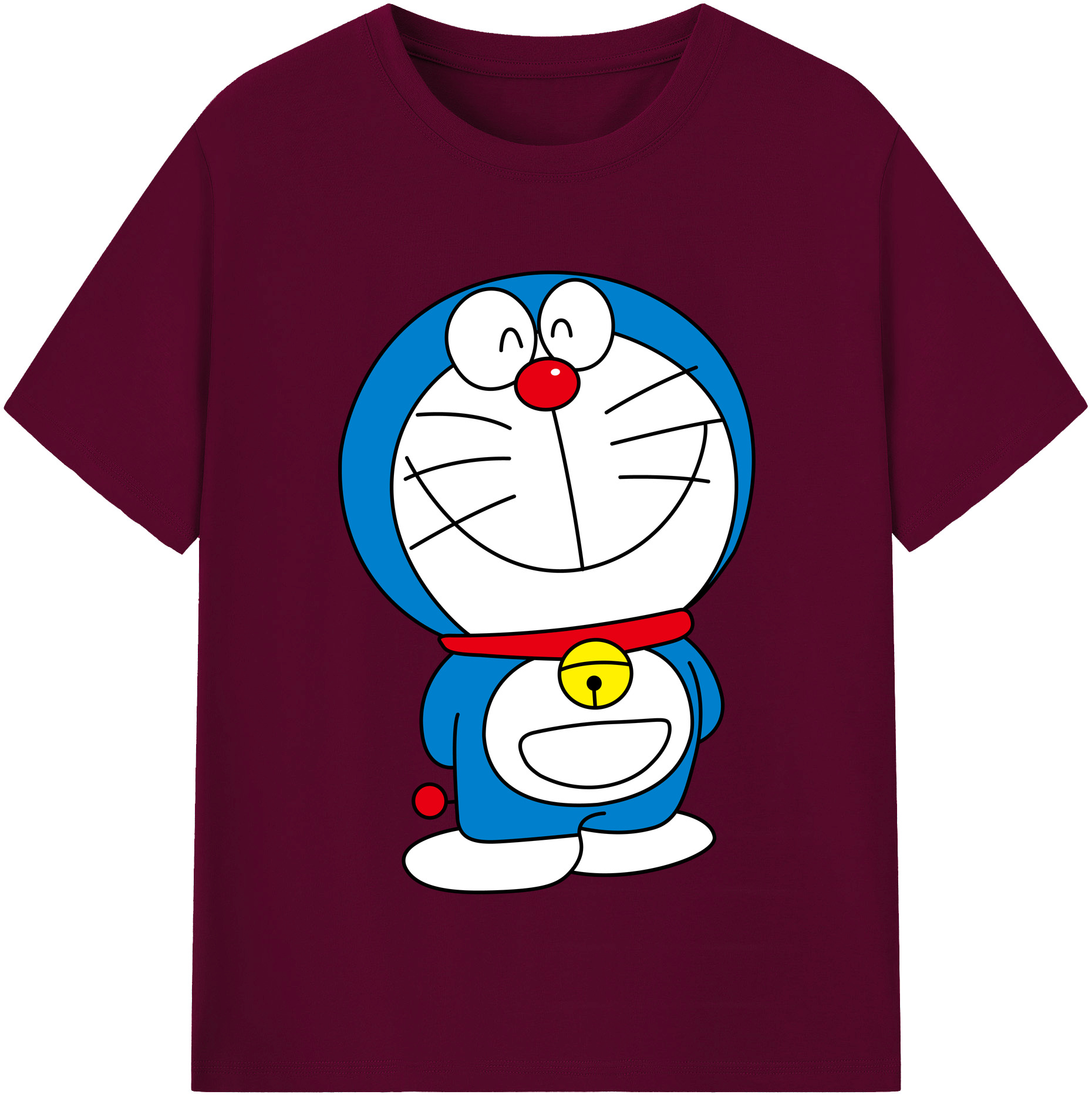 （画像用） ドラえもん Doraemon レディースカジュアルプリントTシャツ（綿100％）